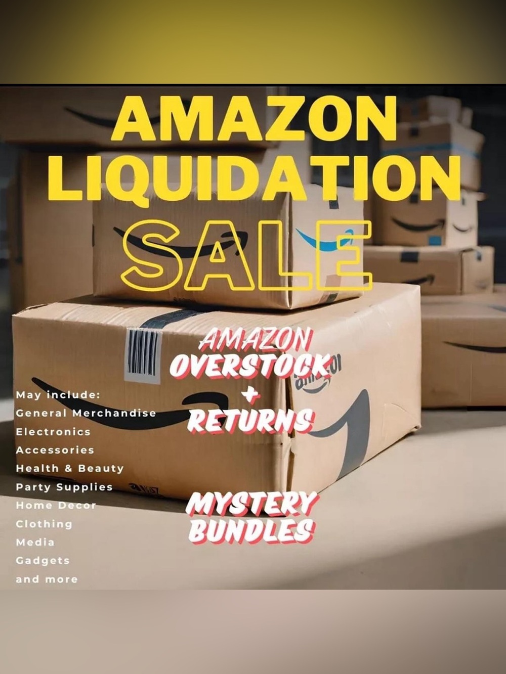 Amazon Overstock & Returns Mystery Bundles!